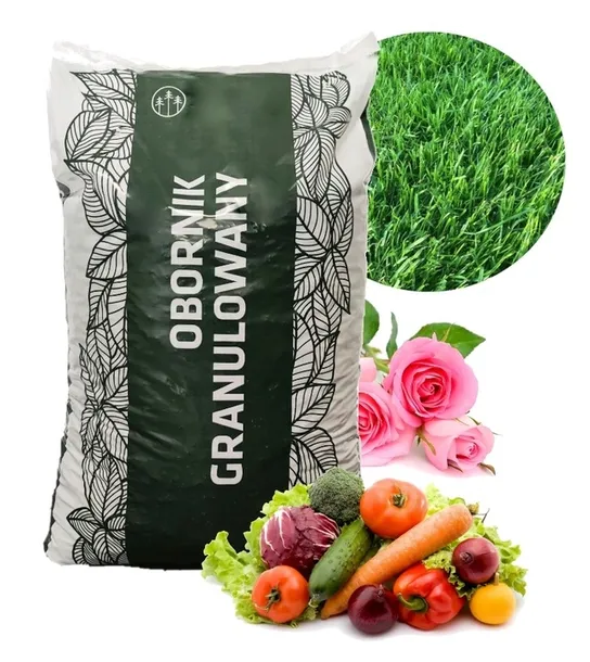 Obornik Granulowany Naturalny 40L 25kg EKOLOGICZNY mega wydajny uniwersalny