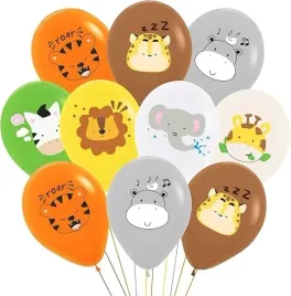 balony-safari-zwierzeta-16-szt-30-cm-dekoracja-urodziny-dzungla-dzieci
