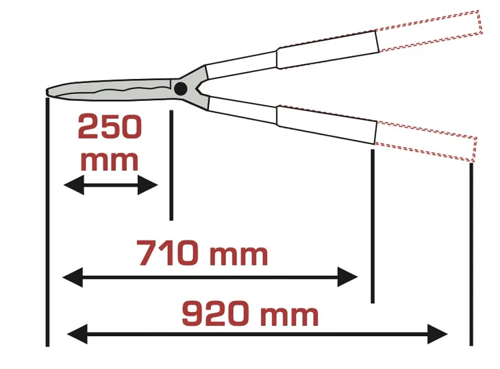 nozyce-reczne-proline-92-cm-dlugosc-robocza-92-cm