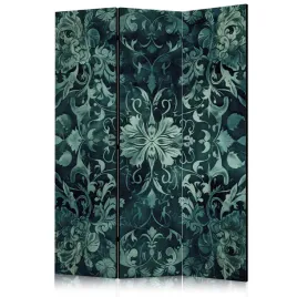 parawan-akustyczny-pokojowy-3-czesci-szmaragdowe-ornamenty-natura-135x172