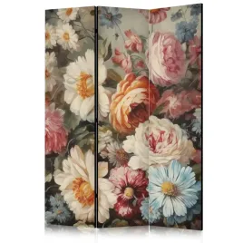 parawan-jednostronny-pokojowy-3-czesci-pastelowe-polne-kwiaty-retro-135x172