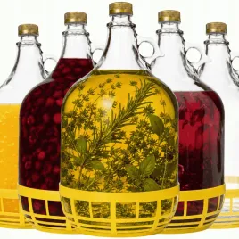 gasior-5-l-balon-dama-butelka-baniak-na-wino-nalewki-koszyki-zestaw-6-szt
