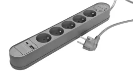 hykker-listwa-zasilajaca-15m-5-gniazd-usb-c-usb-a-szara