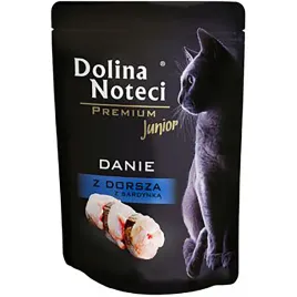 mokra-karma-dla-kota-dolina-noteci-premium-junior-dorsz-z-sardynka-85-g