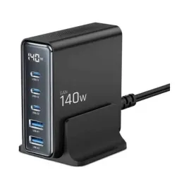 ladowarka-sieciowa-tech-protect-pd140w-qc3-0-gan-5-portow-kostka-czarna