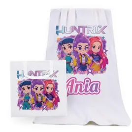 zestaw-torba-recznik-z-imieniem-kpop-demon-hunters-huntrix-plaza-50x100