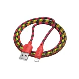 kabel-usb-do-lightning-hoco-24a-1m-x116-gradient-czerwony-kolor-czerwony