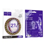 kabel-usb-c-do-lightning-hoco-pd-27w-1m-x116-gradient-czerwony-stan-nowy