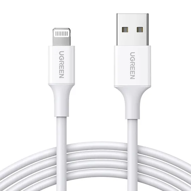 kabel-ugreen-usb-apple-lightning-1-m-bialy-dlugosc-przewodu-1-m