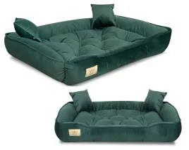 legowisko-dla-psa-welurowe-zielone-xl-115x95-cm-royal-dog