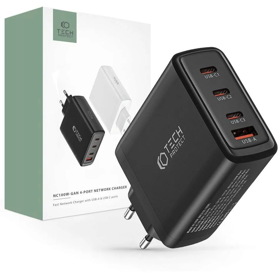 ladowarka-tech-protect-100w-pd-usb-c-usb-a