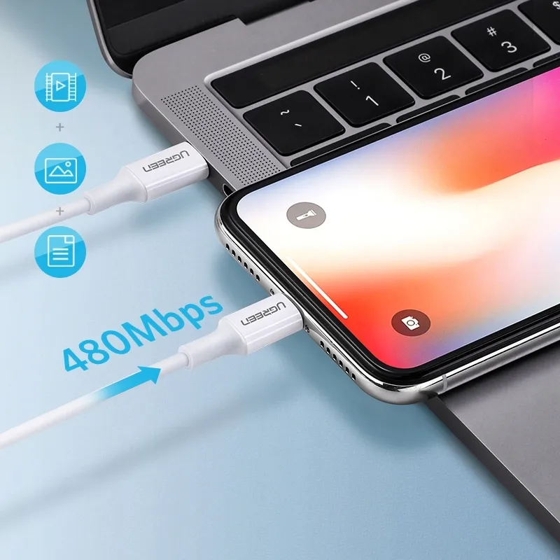 kabel-ugreen-usb-typ-c-apple-lightning-1-m-bialy