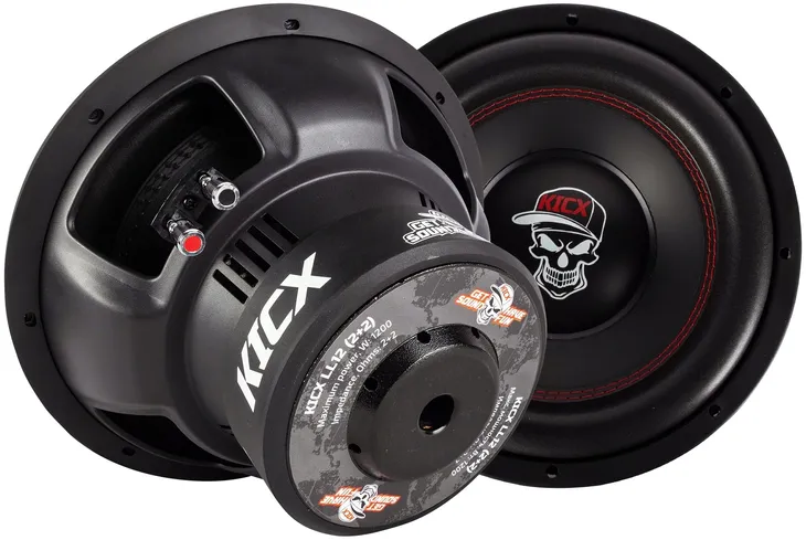 KICX LL12 Głośnik Niskotonowy 12 cali 30cm 600W RMS 2x2 Ohm Przyjemny Bas