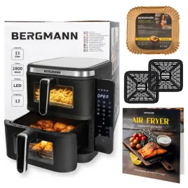 frytkownica-beztluszczowa-duza-2x55l-airfryer-bergmann-2800w-12-programow