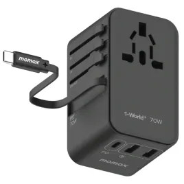 momax-ladowarka-gan-1-world-z-3-portami-i-wbudowanym-kablem-usb-c-70-w
