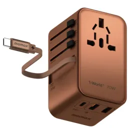 momax-ladowarka-gan-1-world-z-3-portami-i-wbudowanym-kablem-usb-c-70-w