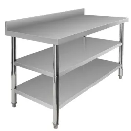 stol-gastronomiczny-roboczy-z-polkami-140x70cm-przyscienny-stal-nierdzewna