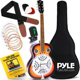 gitara-rezofoniczna-elektroakustyczna-pyle-akcesoria-zestaw