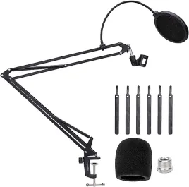 amazon-basics-statyw-na-mikrofon-z-wysiegnikiem-i-oslona-48cm