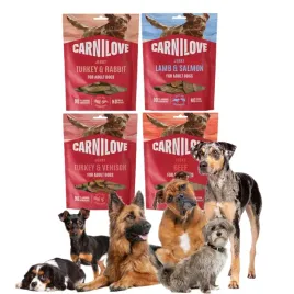 carnilove-przysmak-dla-psa-meat-jerky-mix-smakow-90percent-miesa-100g-5szt