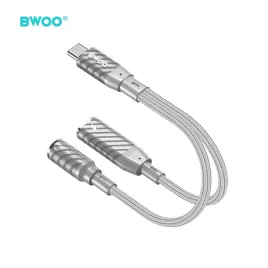 bwoo-bz67-adapter-2w1-usb-c-jack-3-5mm-usb-c-szary