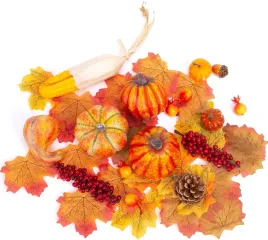 51x-sztuczne-liscie-dynie-zoledzie-dekoracje-jesienne-na-halloween-zestaw