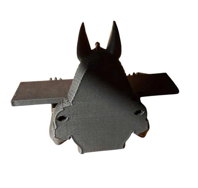 polka-scienna-egipski-anubis-czarny-mat-model-3d