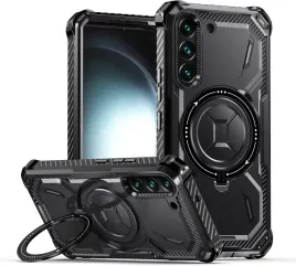 lanhiem-etui-magsafe-do-samsung-galaxy-s21-czarne-stojak-pancerne