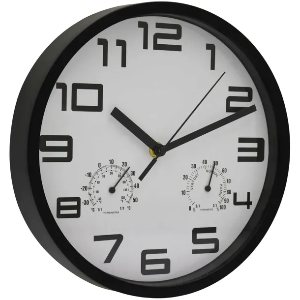 zegar-scienny-25cm-z-termometrem-bialy-stan-nowy