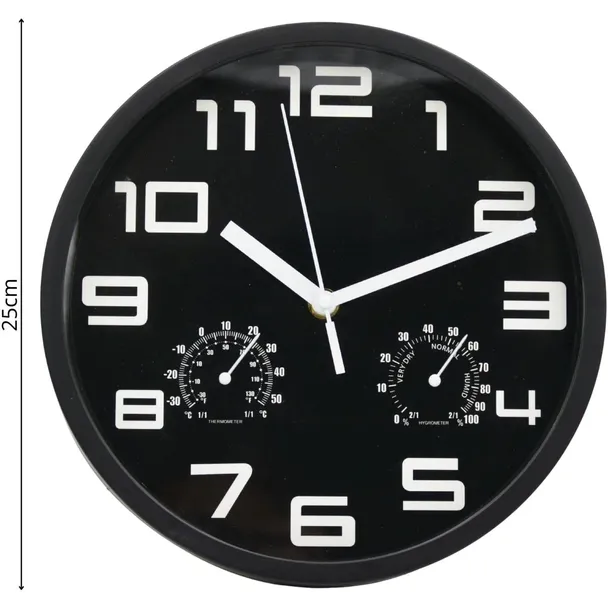 zegar-scienny-25cm-z-termometrem-czarny-stan-nowy