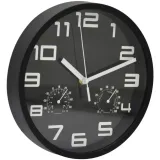 zegar-scienny-25cm-z-termometrem-czarny-stan-nowy