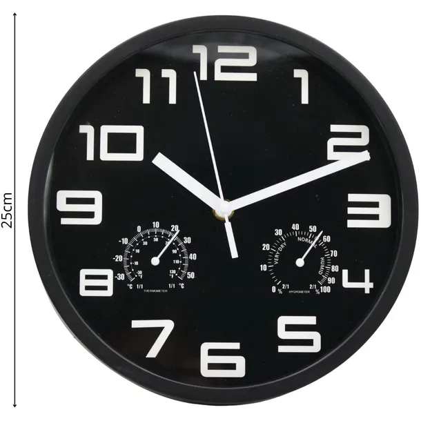 zegar-scienny-25cm-z-termometrem-czarny-stan-nowy