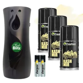 zestaw-dozownik-kala-czarny-3-wklady-freshtek-kashmir-250ml
