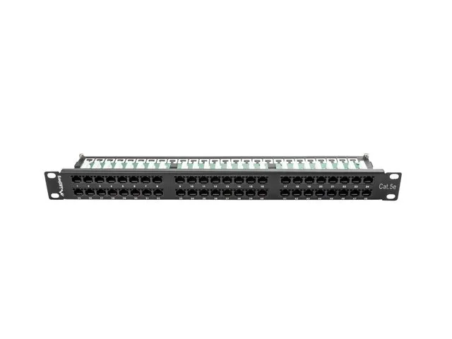 lanberg-patch-panel-48-port-1u-kat-5e-utp-czarny-kod-producenta-ppu5-1048-b