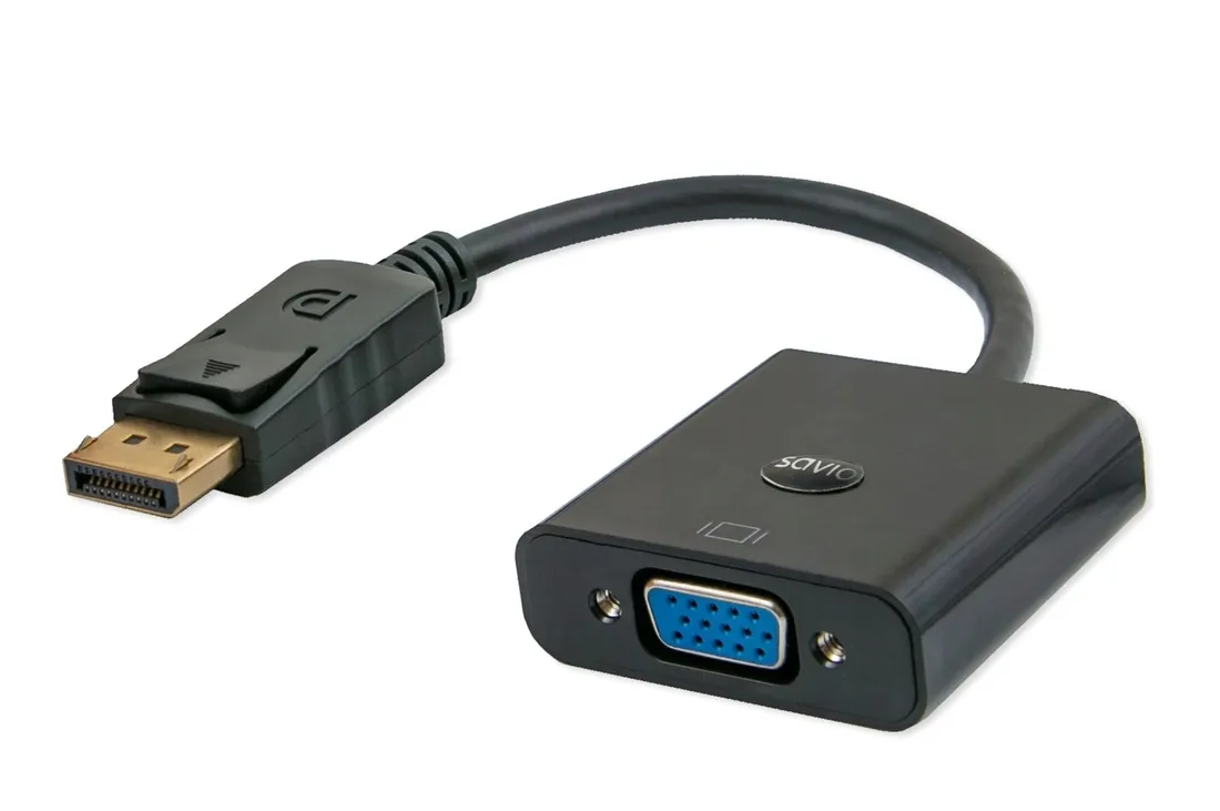 savio-adapter-displayport-vga-cl-90-stan-nowy