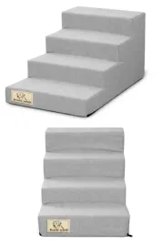 schodki-dla-psa-i-kota-4-stopniowe-wodoodporne-szare-60x40x30
