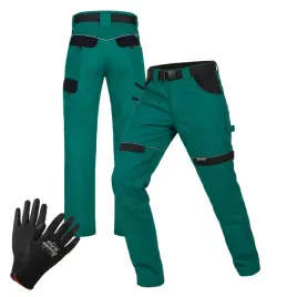 spodnie-robocze-do-pasa-meskie-ochronne-bawelniane-zielone-ardon-cool-trend