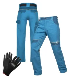 spodnie-robocze-do-pasa-meskie-ochronne-bawelna-niebieskie-ardon-cool-trend