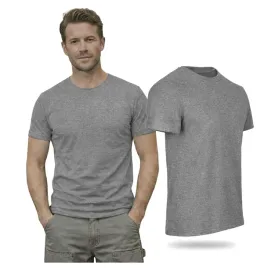 koszulka-robocza-z-krotkim-rekawem-szary-melanz-meska-t-shirt-bawelniany