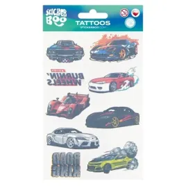 tatuaz-zmywalny-stciker-boo-samochody-wielokolorowy-1-szt