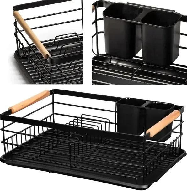 dish-dryer-standing-drainer-large-capacity-black