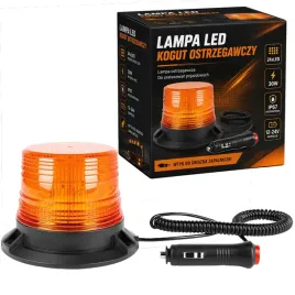 lampa-ostrzegawcza-led-kogut-30w-12-24v-pomaranczowy-kogut-na-magnes