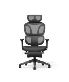 krzeslo-ergonomiczne-biurowe-flexispot-bs5-poduszka-chmura-podnozek-czarne
