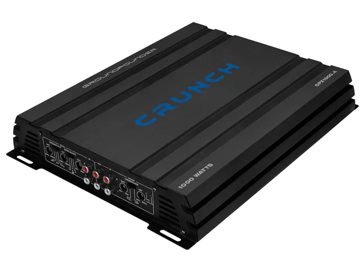 WZMACNIACZ SAMOCHODOWY 4-KANAŁOWY 4x125W RMS CRUNCH GPX1000.4 KLASA AB