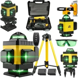 poziomica-laserowa-poziomnica-4d-16-linii-krzyzowa-360-laser-zestaw-statyw