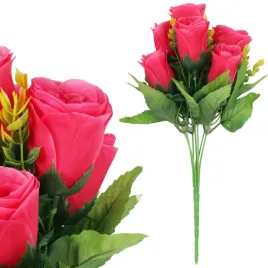 bukiet-7-roz-z-dodatkami-sztuczne-kwiaty-do-wazonu-kompozycja-rozowa-35-cm