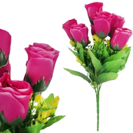 bukiet-7-roz-z-dodatkami-sztuczne-kwiaty-do-wazonu-jasno-fioletowy-35-cm