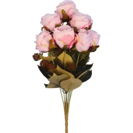 bukiet-9-roz-z-dodatkami-40-cm-kolor-jasny-roz-kwiaty-jak-zywe-do-wazonu