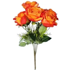 bukiet-7-roz-z-dodatkami-46-cm-kolor-pomaranczowy-dekoracja-ozdoba-kwiaty