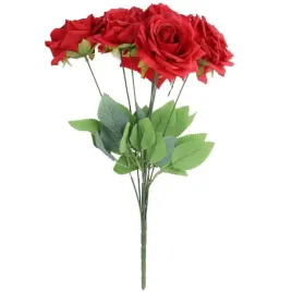 bukiet-9-rozwinietych-roz-48-cm-kolor-czerwony-ozdoba-dekoracja-liscie